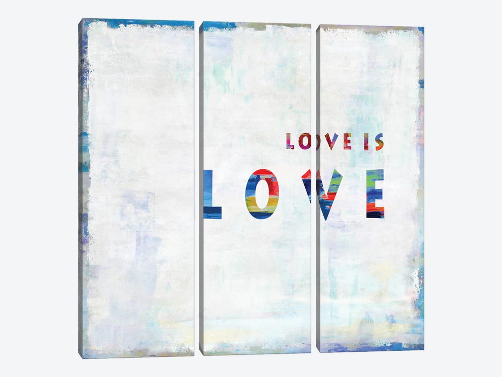 Love Is Love In Color by Jamie MacDowell 3-piece Canvas Wall Art