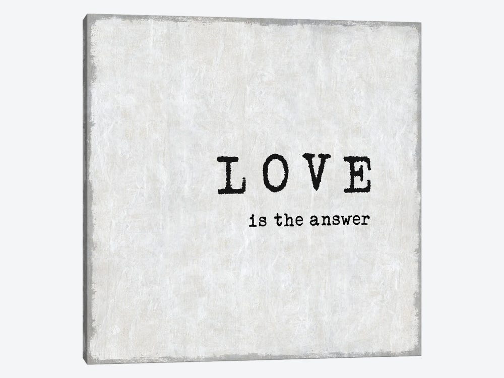 Love Is The Answer by Jamie MacDowell 1-piece Canvas Art Print