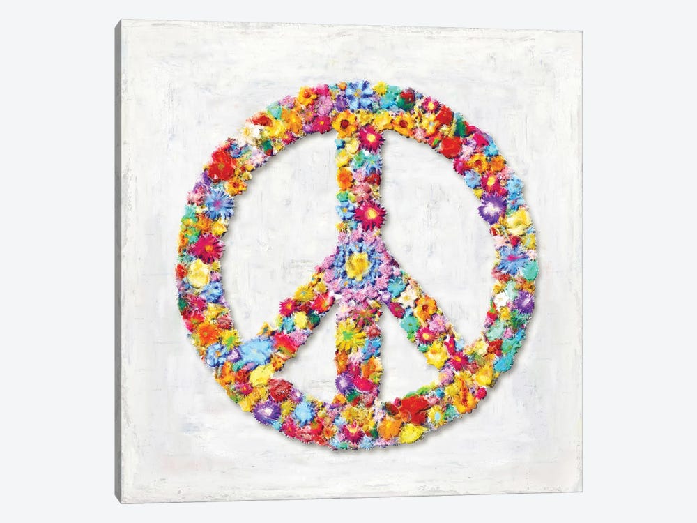Peace Sign by Jamie MacDowell 1-piece Canvas Wall Art