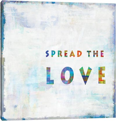 Spread The Love In Color Canvas Art Print