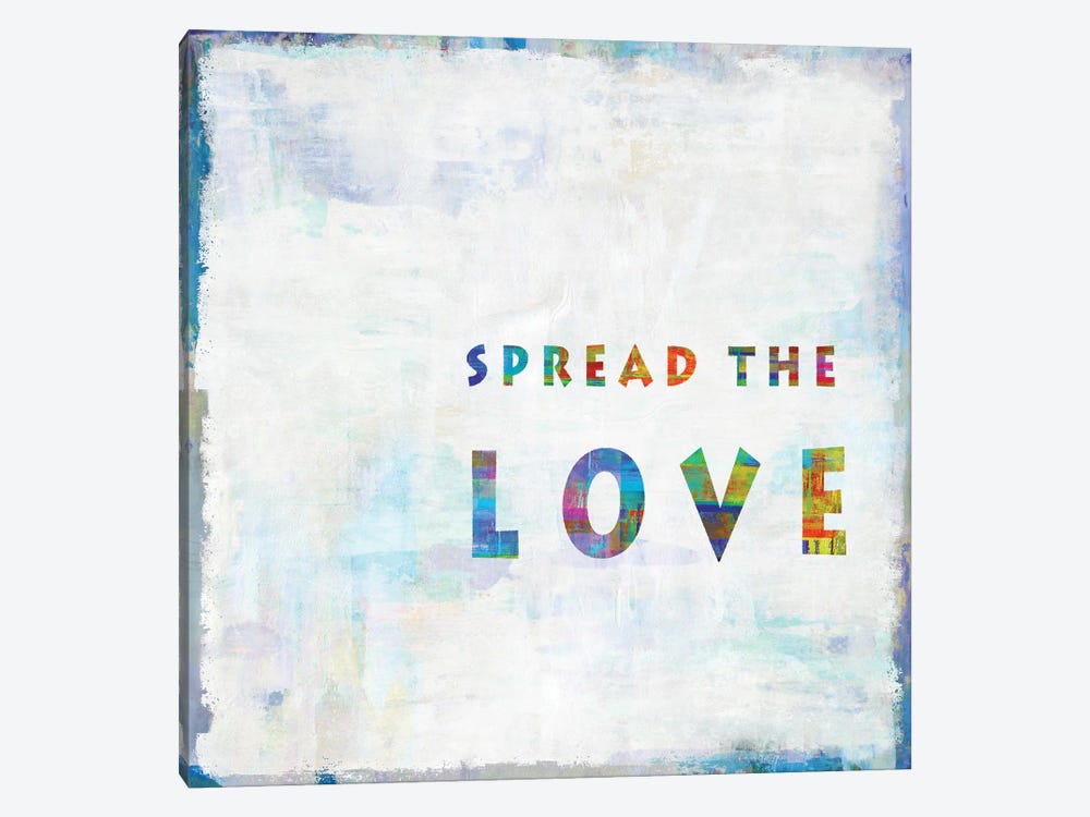 Spread The Love In Color by Jamie MacDowell 1-piece Canvas Wall Art