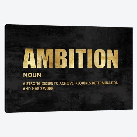 Ambition in Gold Canvas Print #DWL37} by Jamie MacDowell Canvas Print