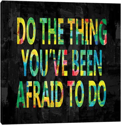 Do the Thing in Color Canvas Art Print