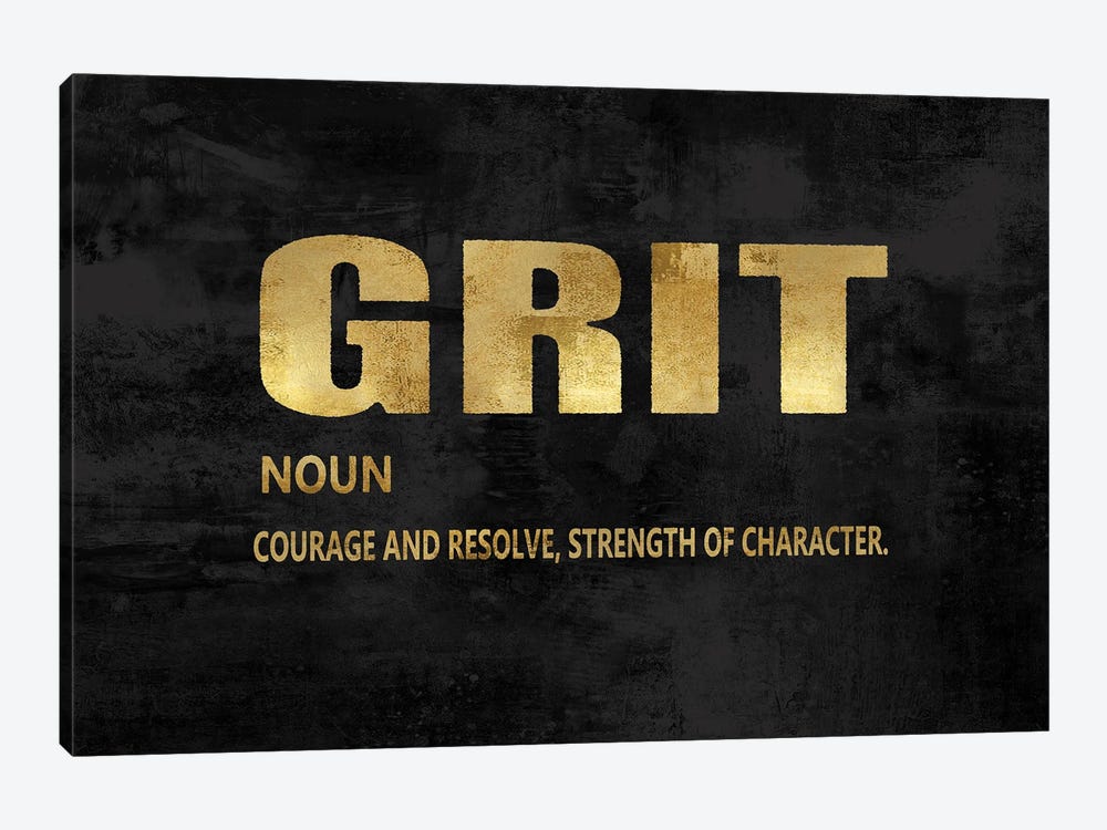 Grit in Gold by Jamie MacDowell 1-piece Canvas Print