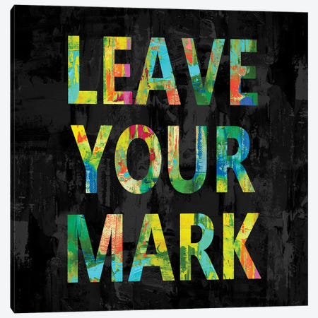 Leave Your Mark in Color Canvas Print #DWL43} by Jamie MacDowell Canvas Print
