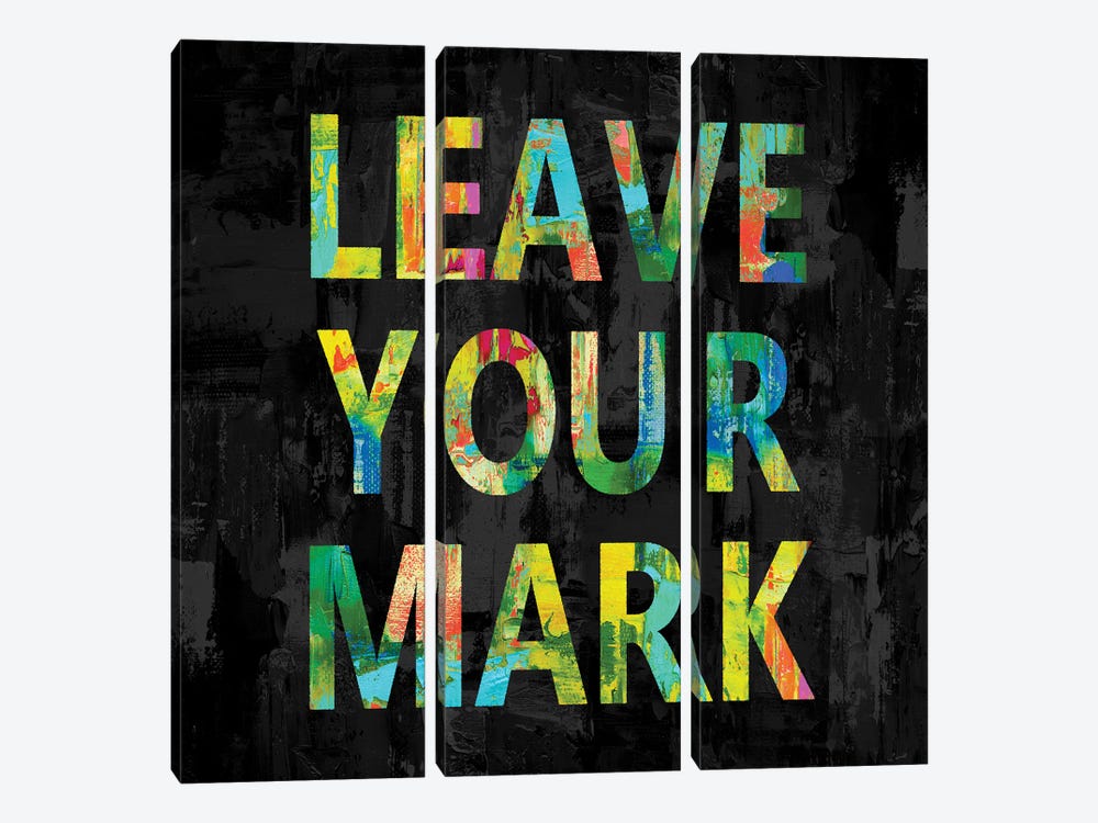 Leave Your Mark in Color by Jamie MacDowell 3-piece Canvas Wall Art