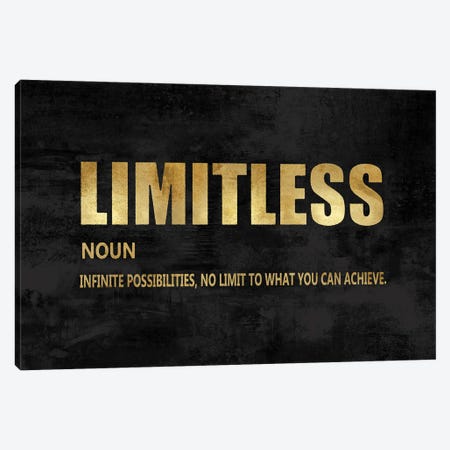 Limitless in Gold Canvas Print #DWL44} by Jamie MacDowell Canvas Artwork