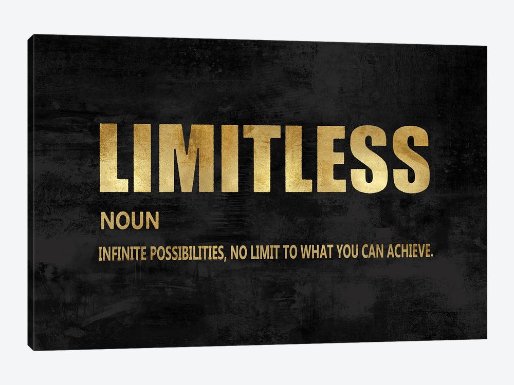 Limitless in Gold by Jamie MacDowell 1-piece Art Print