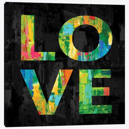 Love I Canvas Print #DWL46} by Jamie MacDowell Canvas Artwork