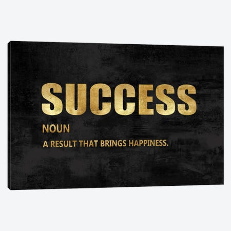 Success in Gold Canvas Print #DWL51} by Jamie MacDowell Canvas Wall Art