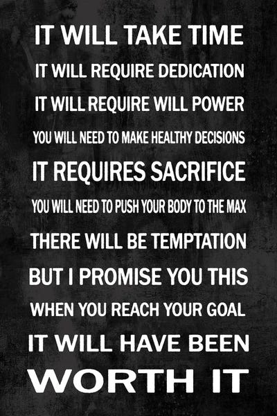 Inspirational Office: Worth It on Black by Jamie MacDowell