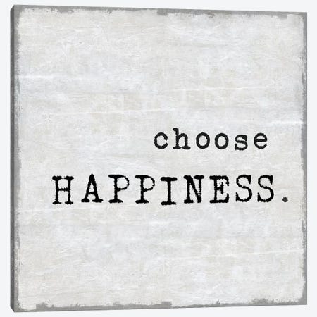 Choose Happiness Canvas Print #DWL8} by Jamie MacDowell Canvas Print