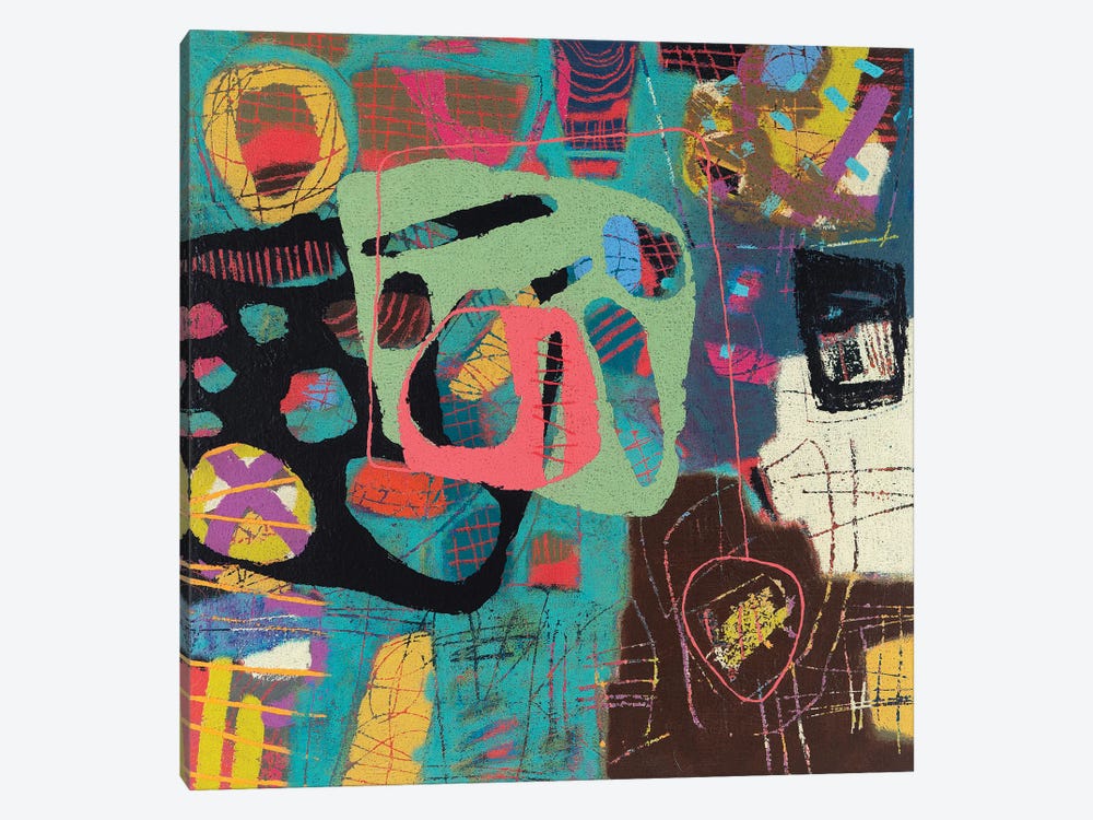 Conversations In The Abstract CVIII by Downs 1-piece Canvas Art