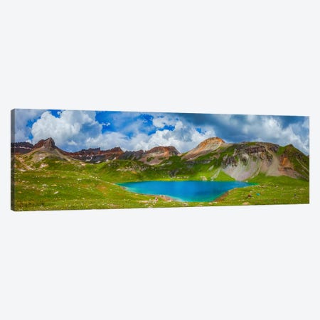 Ice Lake Summer Canvas Print #DWP119} by Darren White Photography Canvas Wall Art