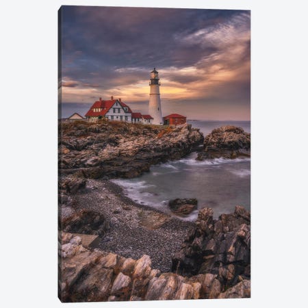 Keeper of the Coast copy Canvas Print #DWP127} by Darren White Photography Canvas Artwork