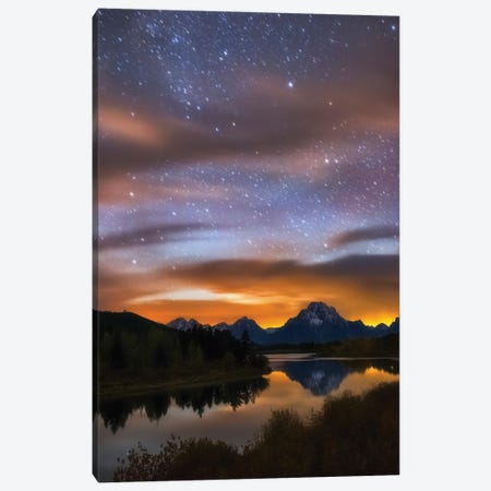 Oxbow Dreams Canvas Print #DWP178} by Darren White Photography Canvas Artwork