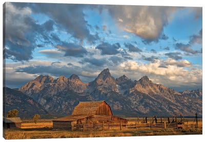 Rustic Wyoming Canvas Art Print - Country Scenic Photography