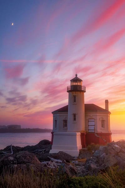 Darren White Photography: Lighthouse Moon by Darren White Photography