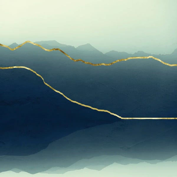 Gold Lined Alps