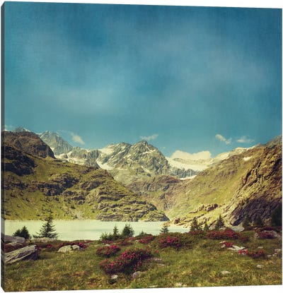 Take Me To The Mountains II Canvas Art Print - Turquoise Art