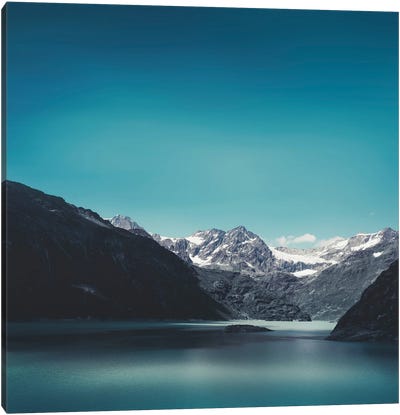 Turquoise Mountain Lake Canvas Art Print