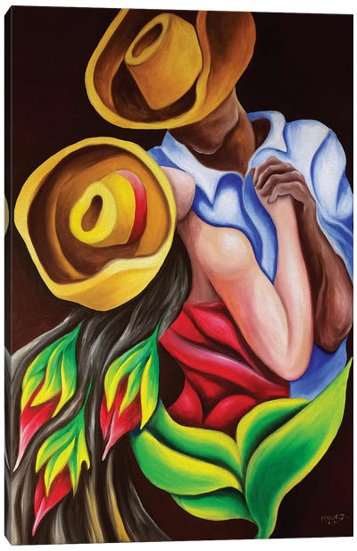 Dancing Canvas Art Print - Art by Hispanic & Latin American Artists