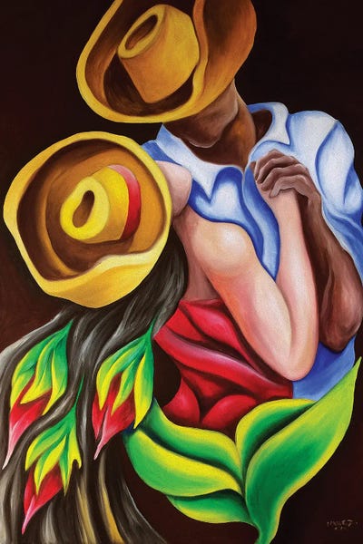 Large Wall Art & Big Canvas Prints: Dancing by Dixie Miguez