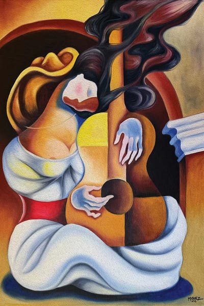 Latin Décor: Dream With Guitar by Dixie Miguez