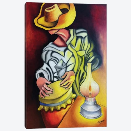 Guajiro Drum And Quinque Canvas Print #DXM15} by Dixie Miguez Canvas Art