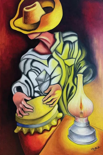 Caribbean Culture: Guajiro Drum And Quinque by Dixie Miguez