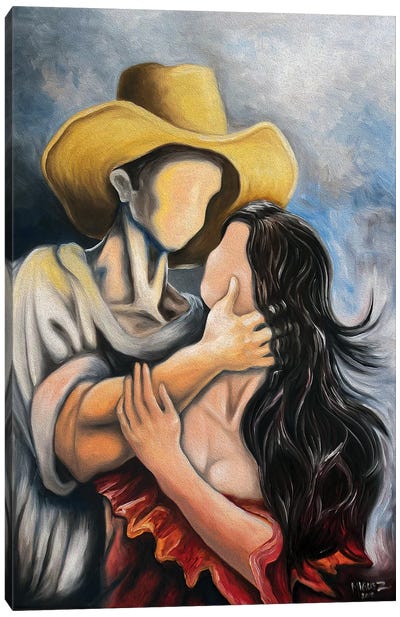 Guajiros Canvas Art Print - Couple Art