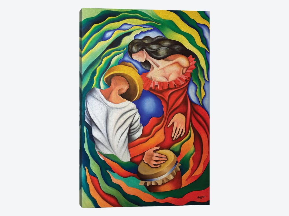 Rumba Guajira by Dixie Miguez 1-piece Canvas Print