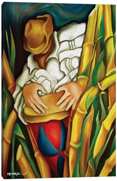 Rumba On Sugar Canes Canvas Art Print - Latin Décor