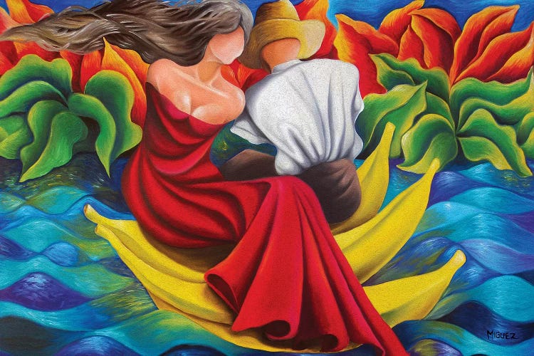 Sailing On Bananas by Dixie Miguez wall art