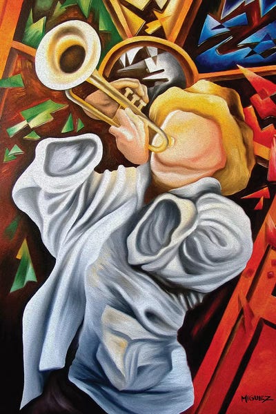 Latin Décor: Trumpet by Dixie Miguez