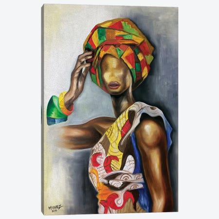 African Cuban Female Canvas Print #DXM51} by Dixie Miguez Canvas Print