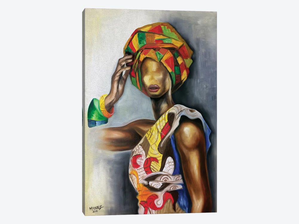 African Cuban Female by Dixie Miguez 1-piece Art Print