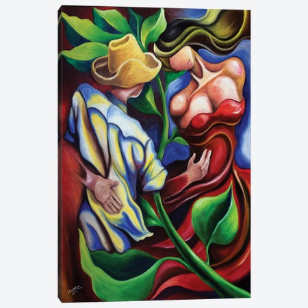 Dancing In Countryside Canvas Print #DXM55} by Dixie Miguez Canvas Artwork
