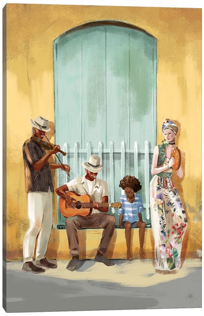 Havana Canvas Art Print - Violin Art