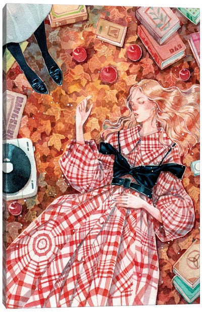 The Last Autumn Canvas Art Print - Apple Art
