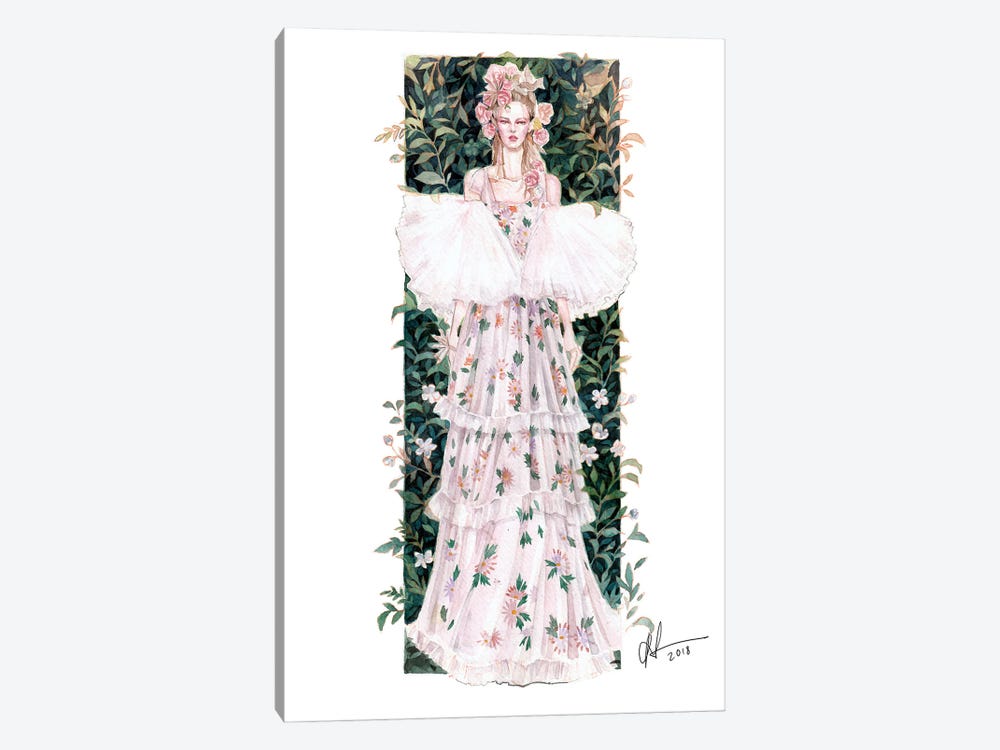 Rodarte Spring 2019 by Le Duy Anh 1-piece Canvas Print