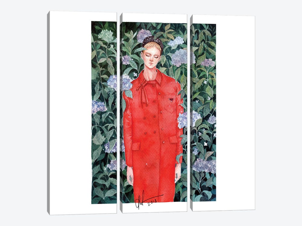 Prada 2019 by Le Duy Anh 3-piece Canvas Print
