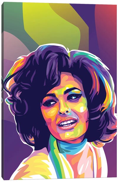 Sophia Loren Canvas Art Print