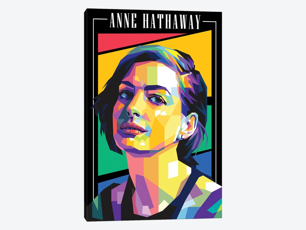 Anne Hathaway by Dayat Banggai 1-piece Canvas Artwork
