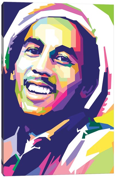 Bob Marley I Canvas Art Print - Seventies Nostalgia Art