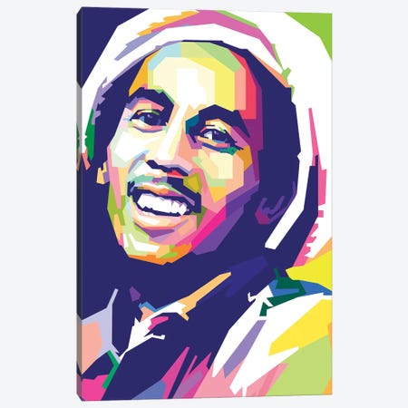 Bob Marley I Canvas Print #DYB13} by Dayat Banggai Canvas Print