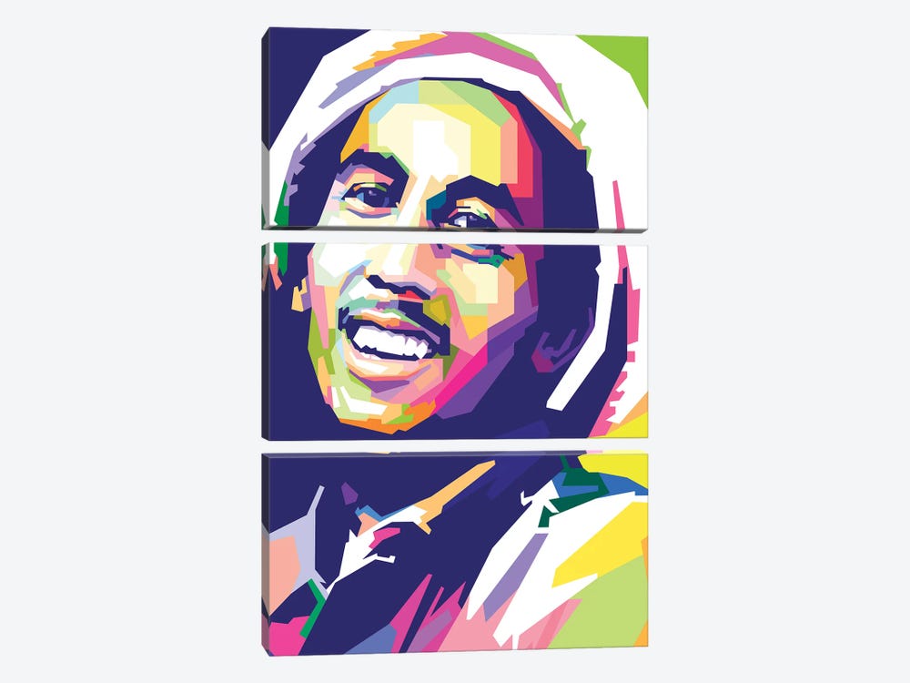Bob Marley I by Dayat Banggai 3-piece Art Print
