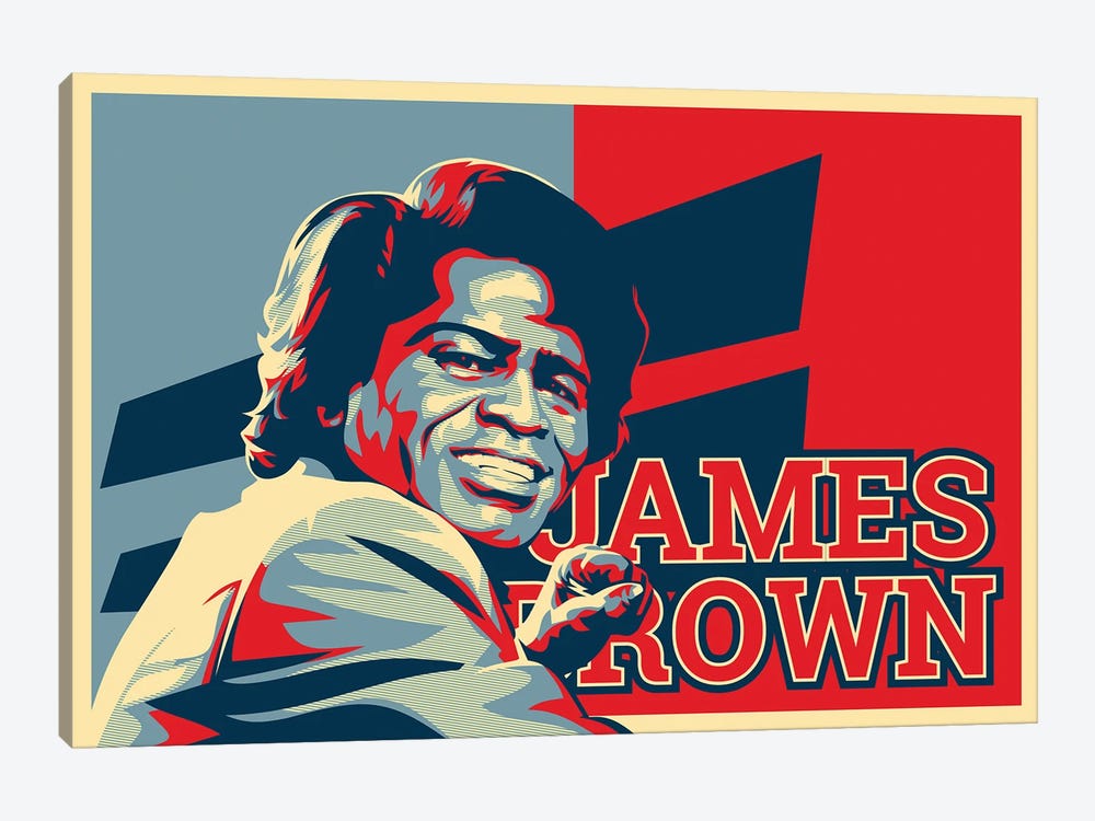 James Brown by Dayat Banggai 1-piece Art Print