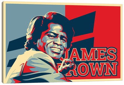 James Brown Canvas Art Print - James Brown