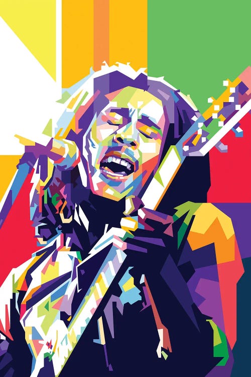 Bob Marley II by Dayat Banggai wall art